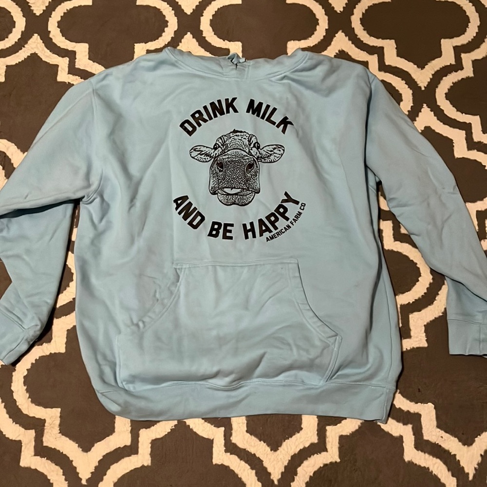 Never worn cow sweatshirt!